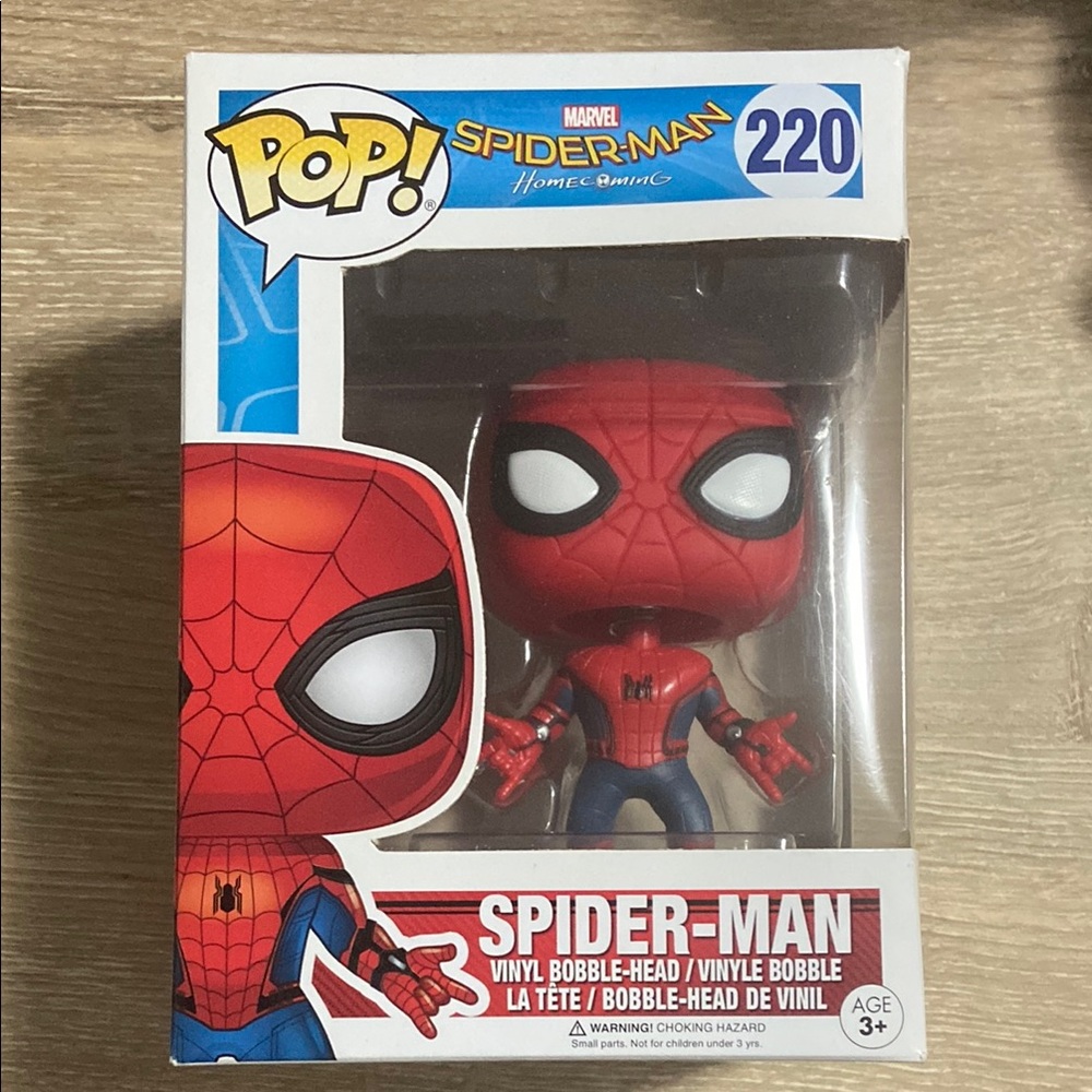 Funko Pop! #220 Vinyl: Marvel Spider-Man Homecoming Spider-Man